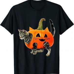 Halloween Jack-O-Lantern PumpkiHalloween Jack-O-Lantern Pumpkin Cat 2023 Shirt Cat 2023 Shirt