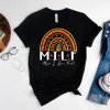 Halloween Milf Man I Love Fall Rainbow 2022 Shirt