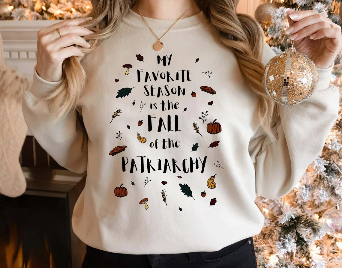 Halloween My Favorite Season is the Fall of the Patriarchy Feminist Classic shirt