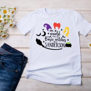 Halloween On A World Full Of Basic Witches T-Shirt