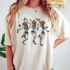 Halloween Party Dancing Skeleton , Skeletons Happy Halloween 2022 Shirt