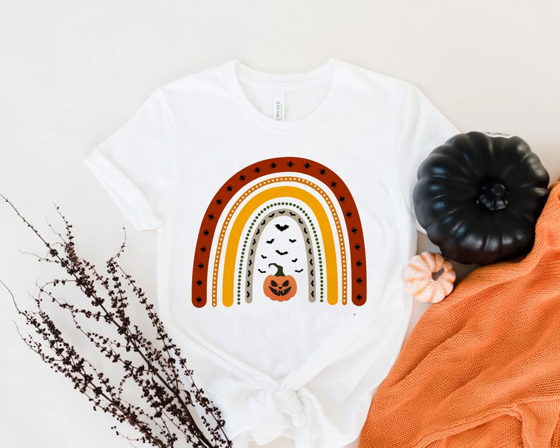 Halloween Pumpkin Rainbow 2022 Shirt