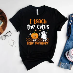 Halloween Teacher, I Teach The Cutest Little Monsters 2022 Shirt