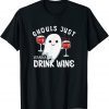 Halloween Wine Drinking Pajama Top 2022 Shirt