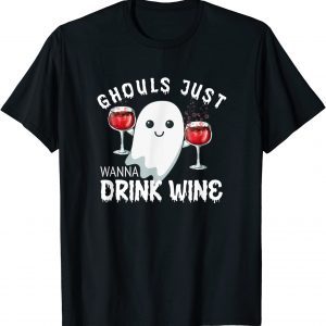 Halloween Wine Drinking Pajama Top 2022 Shirt