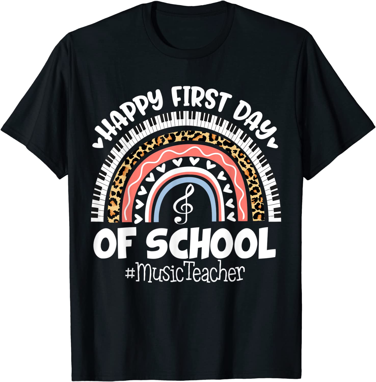 Happy First Day Of School Music Teacher 2022 Shirt