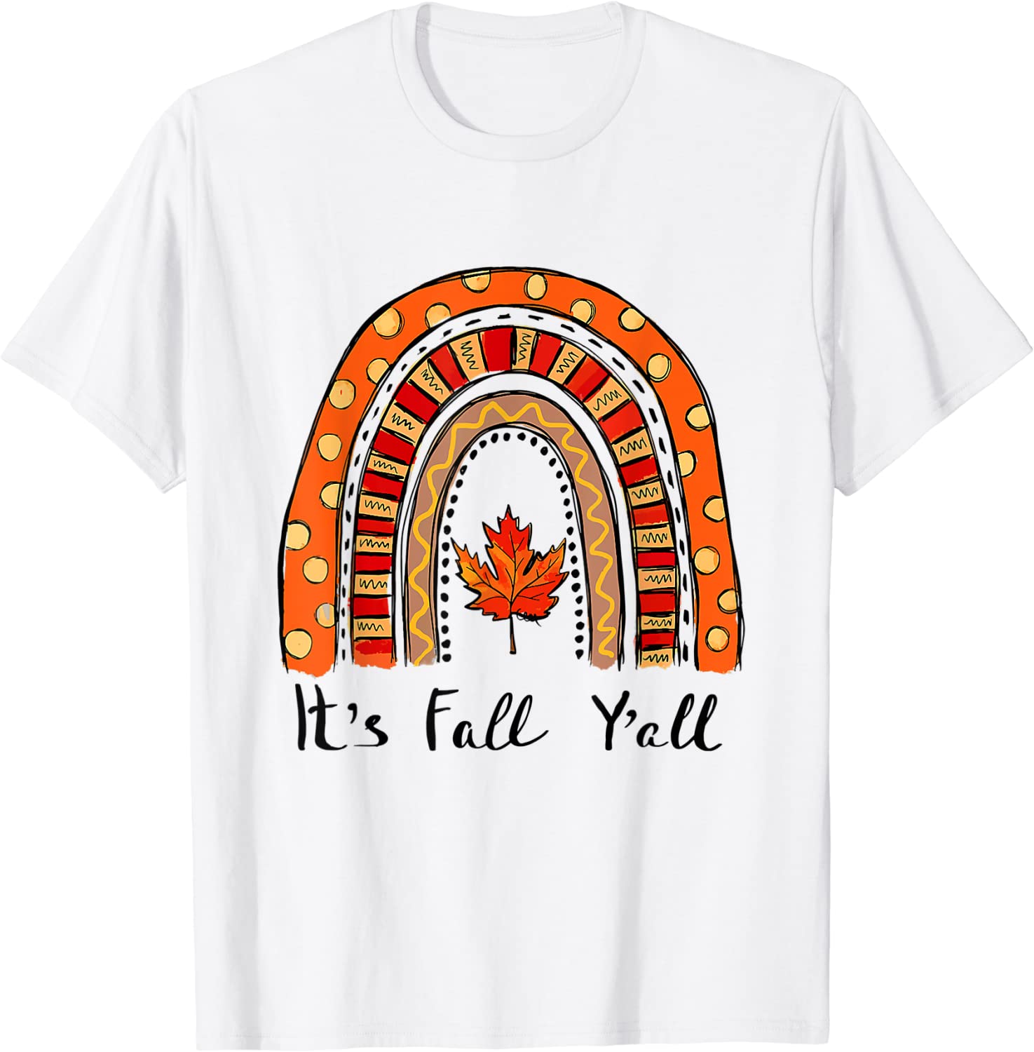 Hello Fall Pumpkin Love Fall Y'All Fall Rainbow Love Fall 2022 Shirt