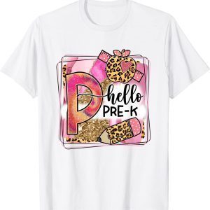 Hello Pre-K Team PreK Back to School Teacher T-Shirt