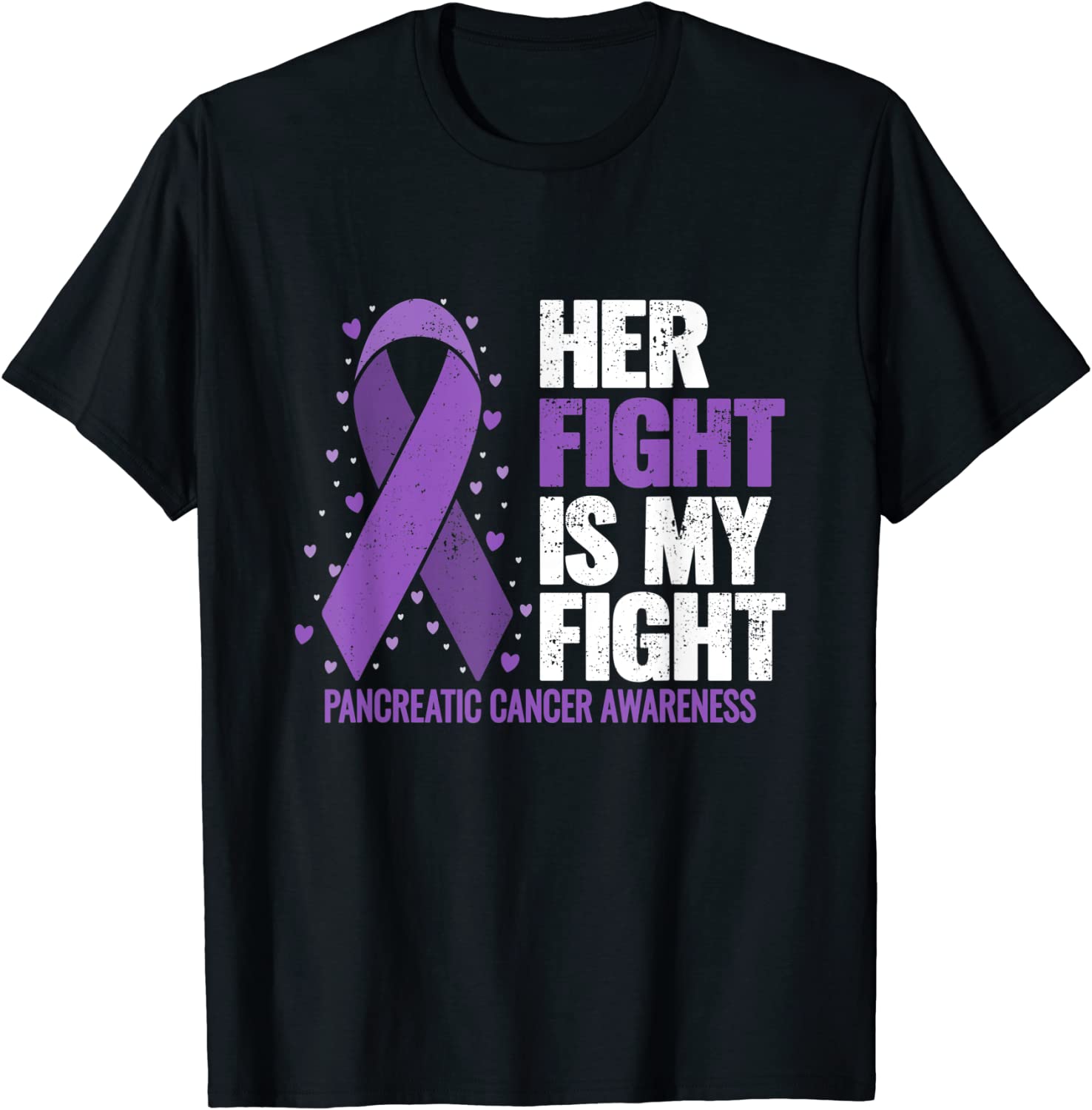Her Fight is my Fight Pancreatic Cancer Awareness Classic Shirt