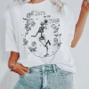 Here For The Boos Skeleton Dancing Halloween 2022 Shirt