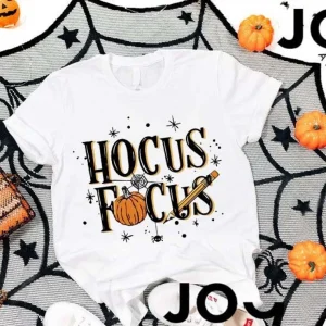 Hocus Focus Teacher Halloween School Classic shirt
