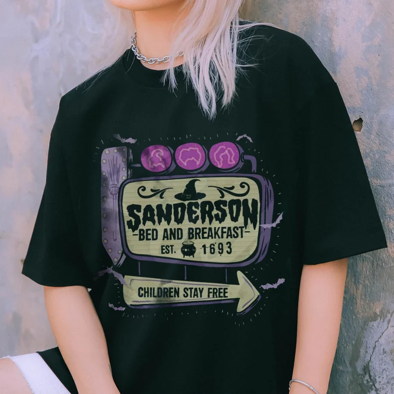 Hocus Pocus Sanderson Hotel Disney Halloween 2023 Shirt