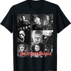 Hollywood Scares Halloween Scary Horror 2023 Shirt