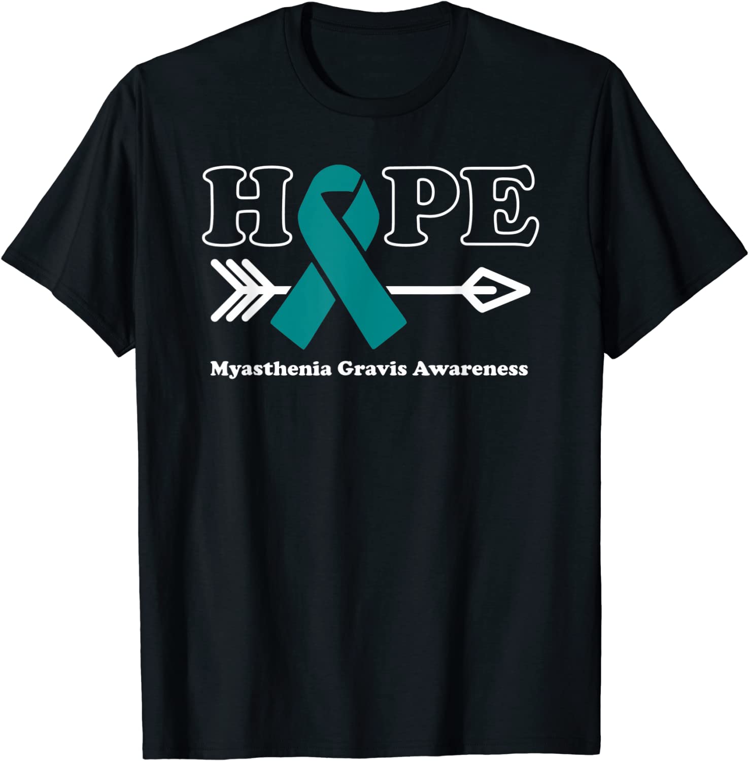 Hope - Myasthenia Gravis Awareness Teal Ribbon 2023 Shirt