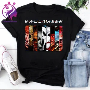 Horror Characters Halloween Friends 2023 Shirt