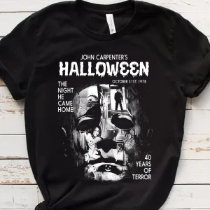 Horror Movie Michael Myers Halloween 40 Years of Terror 2022 Shirt
