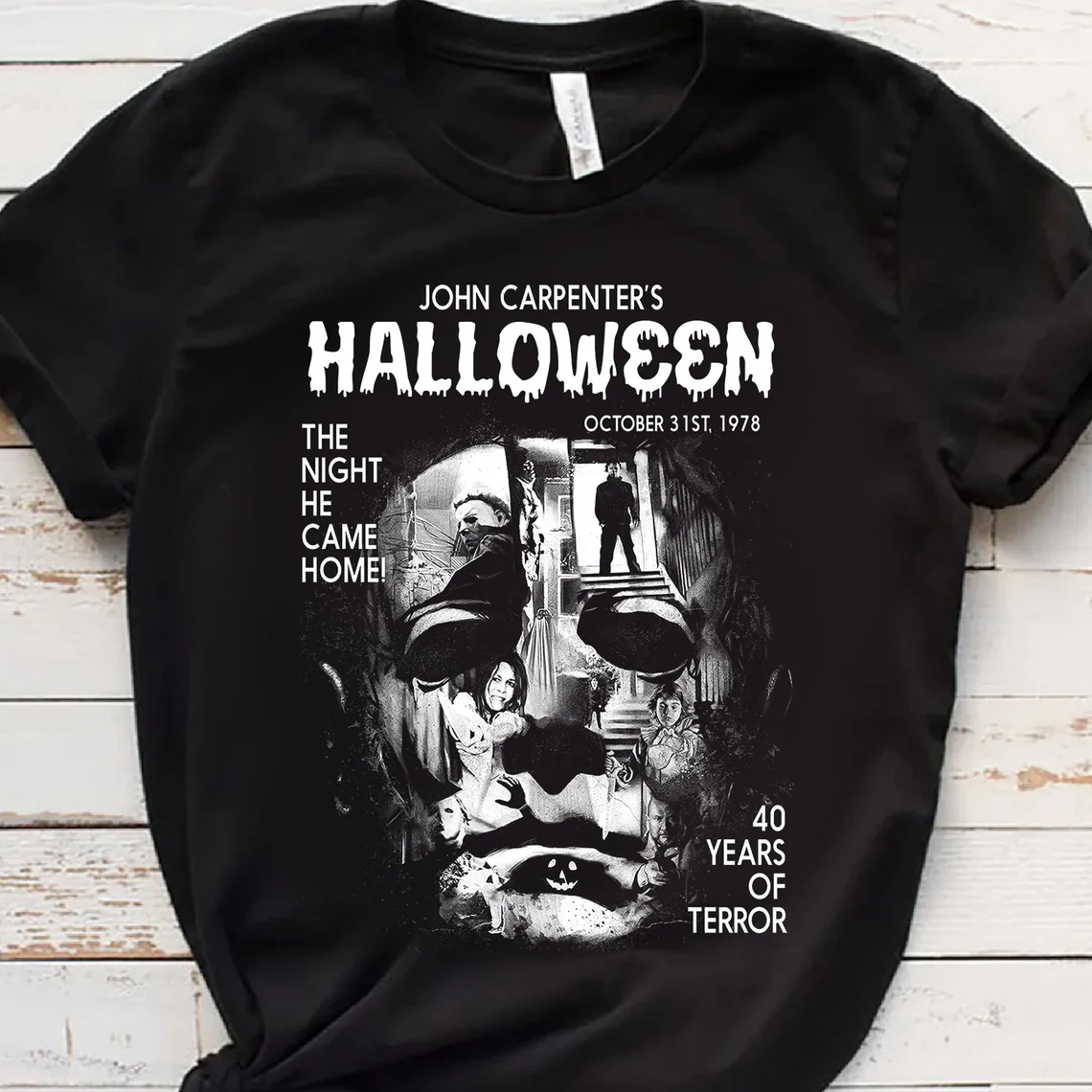 Horror Movie Michael Myers Halloween 40 Years of Terror 2022 Shirt