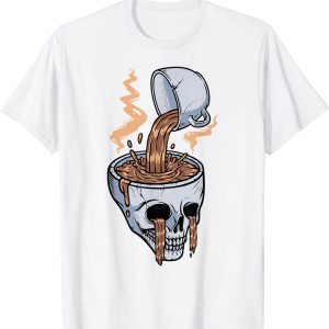 Horror Movies Skull Skeleton Coffee Halloween Costume Classic Shirt