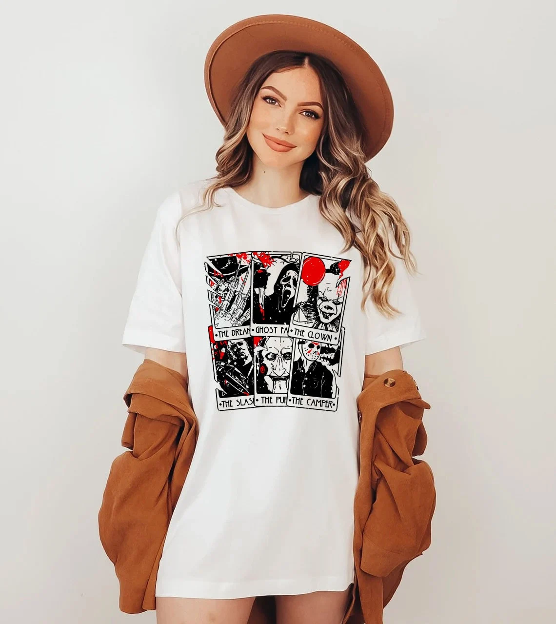 Horror Tarot Cards Halloween Horror 2022 Shirt