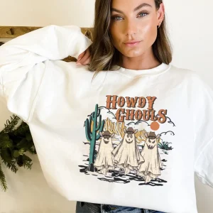 Howdy Ghouls Western Halloween Classic Shirt