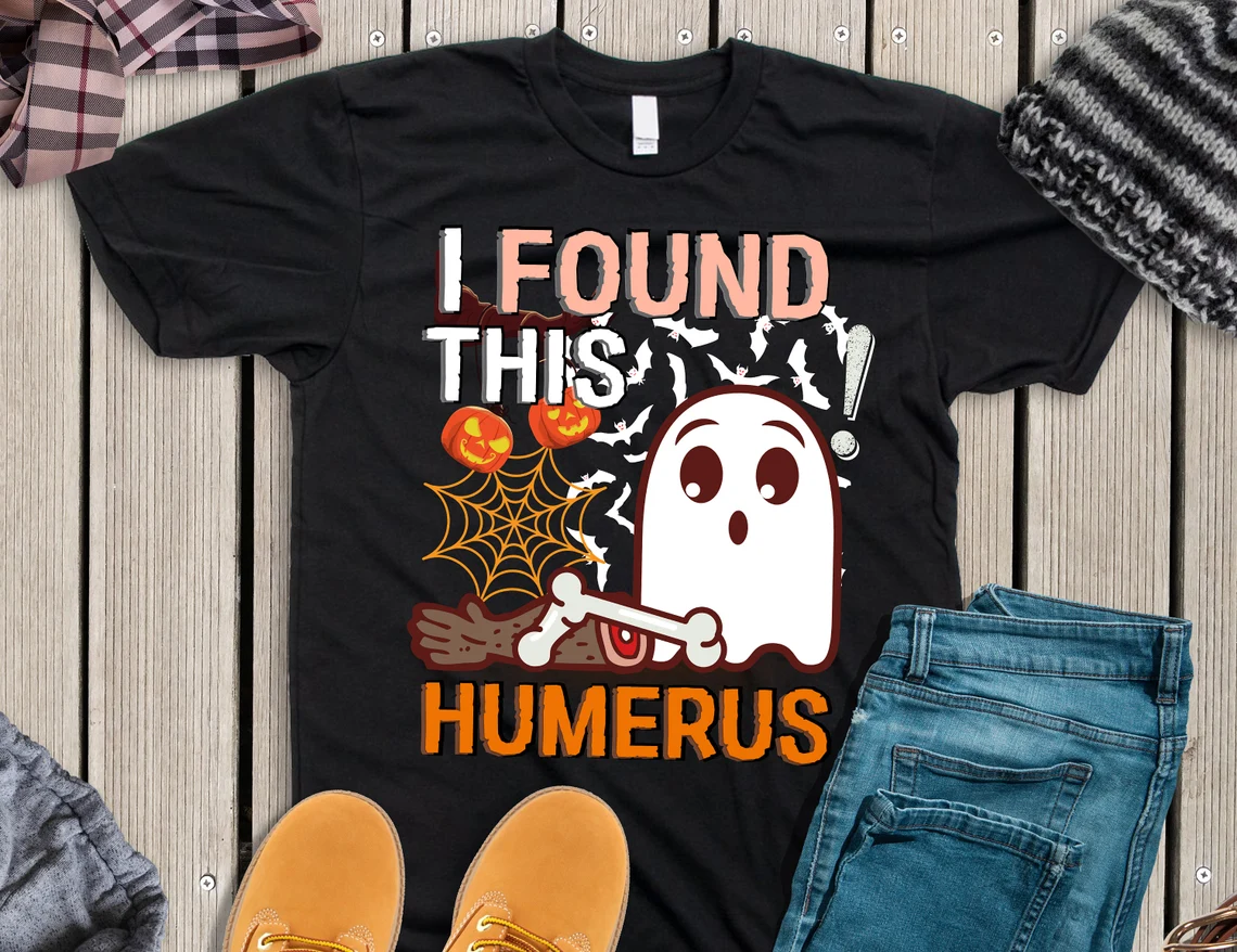 I Found This Humerus Boo Ghost Halloween 2022 Shirt