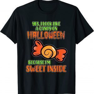 I Look Like Candy Halloween Pumpkin Ghost Skeleton Graphic Classic Shirt
