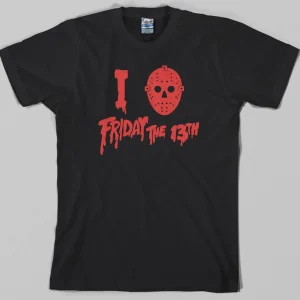 I Love Friday the 13th Jason Horror Movie Halloween 2022 Shirt