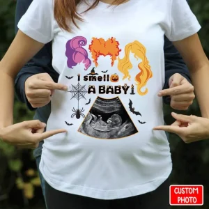 I Smell Baby With Sonogram Photo Halloween 2022 Shirt