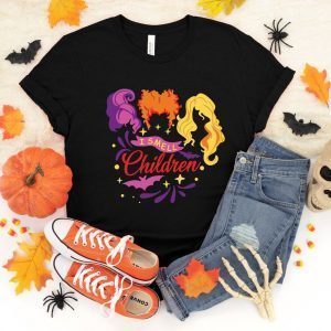 I Smell Children, A Bunch Of Hocus Pocus Halloween 2022 Shirt