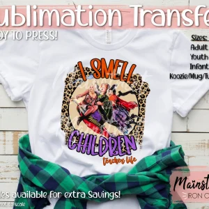 I smell Children Teacher Life Hocus Pocus Halloween T-Shirt