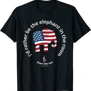 I'd Rather Be The Elephant In The Room Free Speech 2022 Shirt