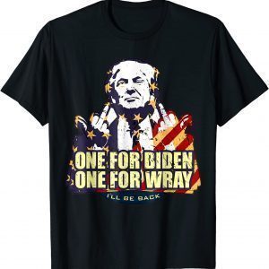 I'll Be Back Donald Trump Anti Biden Vintage T-Shirt