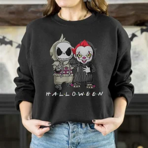 Jack Skellington and Pennywise Trick Or Treat Halloween Classic Shirt