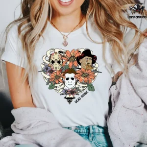 Jason Voorhees Freddy Krueger Michael Myers Skeleton Hand Halloween 2023 Shirt