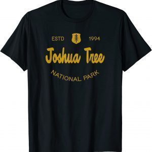 Joshua Tree National Park Classic Script Style Text 2022 Shirt