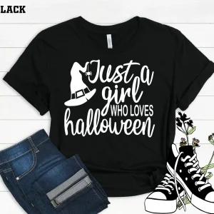 Just A Girl Who Loves Halloween 2022 Shirt