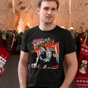 Killer Mask Waiting For Halloween Horror Movies 2022 Shirt