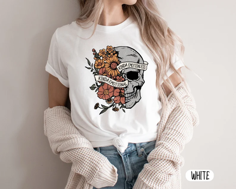 Kinda Emotional Kinda Emotionless Halloween 2022 Shirt
