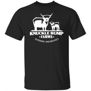 Knuckle bump farms logo 2022 shirt