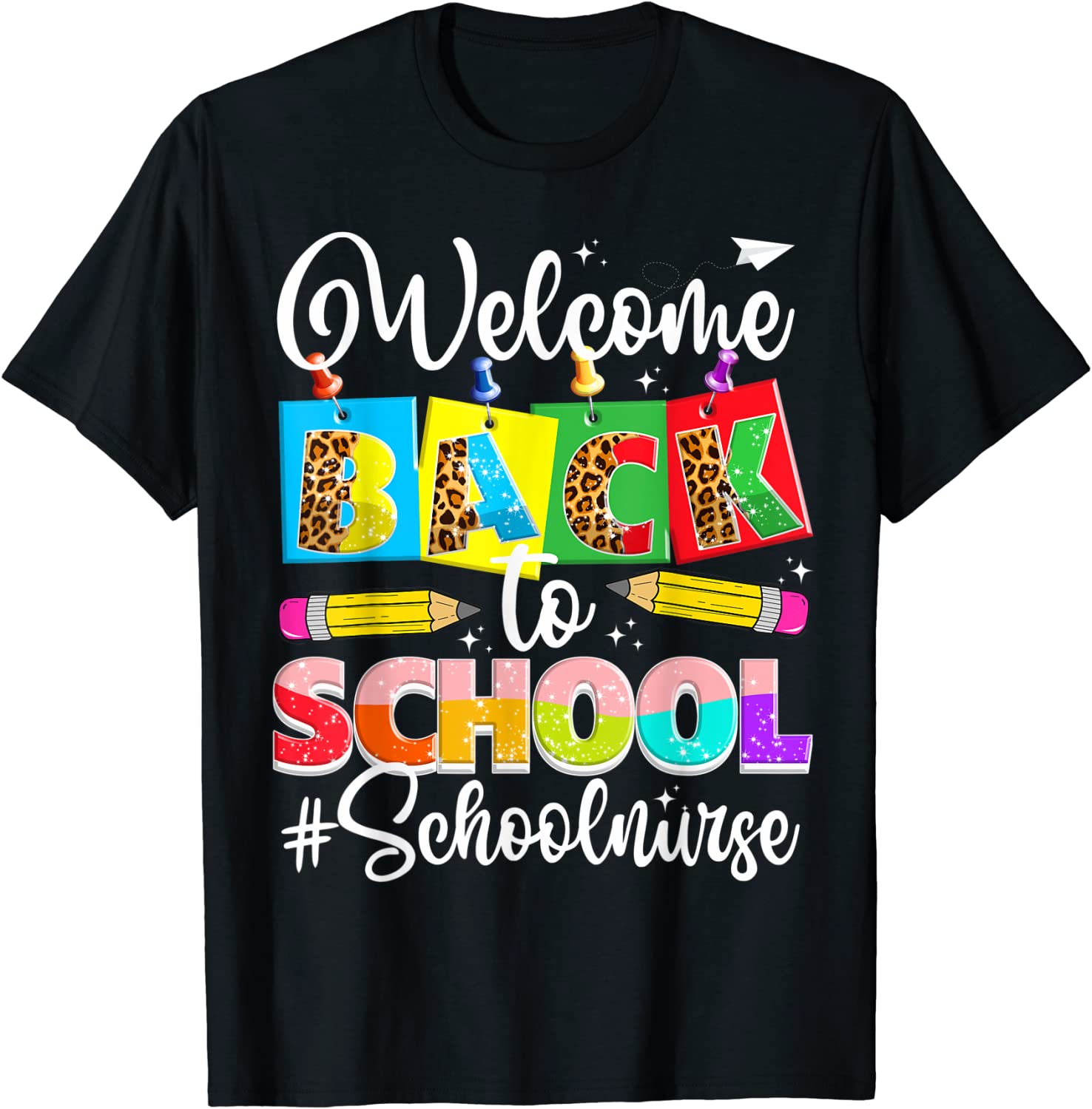 Leopard First Day Of School Welcome Back To School Nurse 2022 Shirt