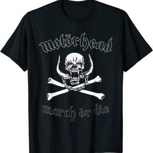 Motörhead – March or Die Cross Bones Black Classic Shirt