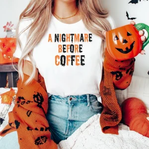 Nightmare Before Coffee Halloween Classic Shirt