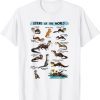 Otters Of The World Sea Otter Giant Otter Lovers Educational 2022 Shirt
