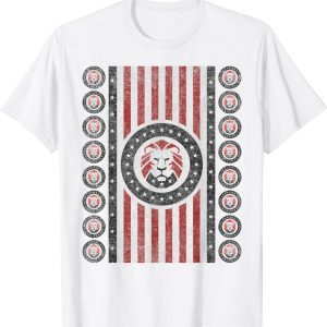 Patriot Party USA - Trump 2024 Political Election Lion Flag 2022 Shirt