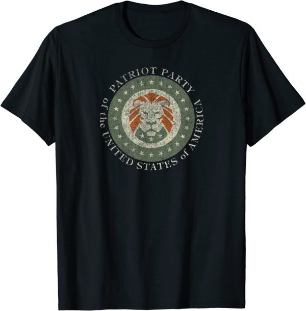 Patriot Party of USA - Trump 2024 Election, Army Green Lion 2022 Shirt