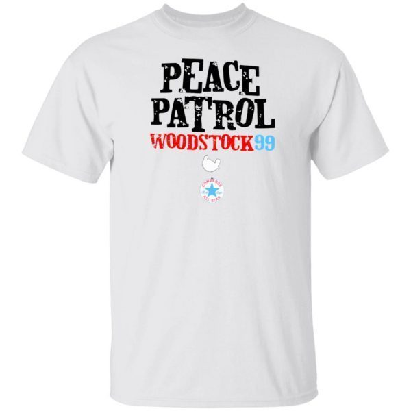 Peace patrol Woodstock 99 Limited shirt