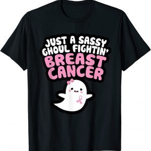 Sassy Ghoul Fighting Breast Cancer Classic Shirt