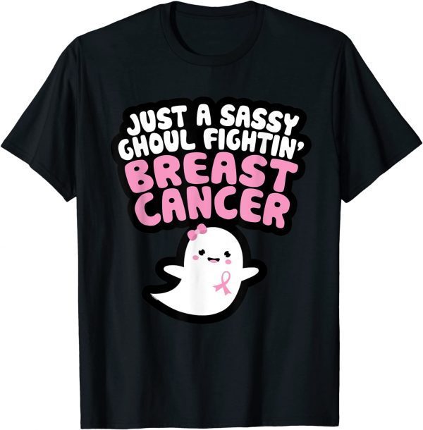 Sassy Ghoul Fighting Breast Cancer Classic Shirt