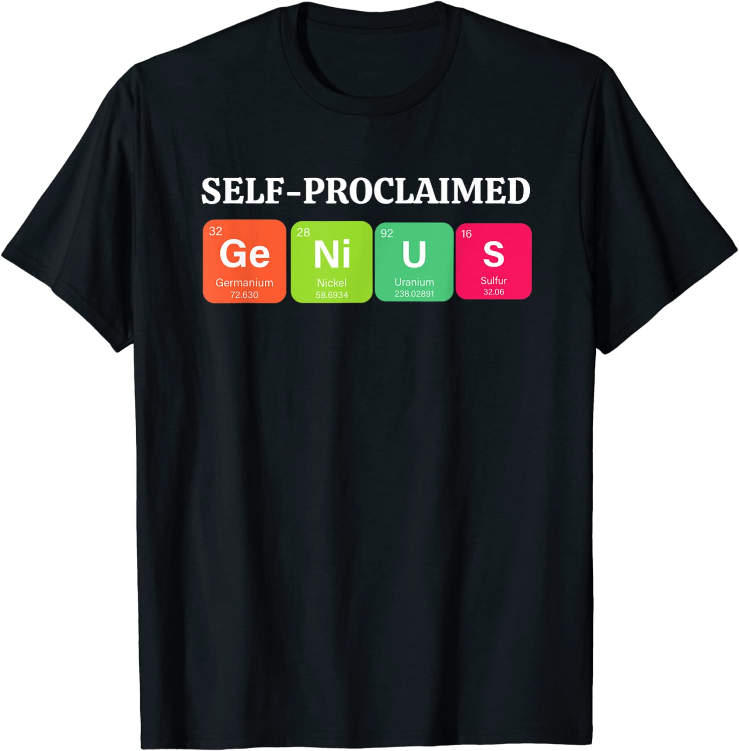 Self proclaimed Genius Sarcastic 2022 Shirt Teeducks