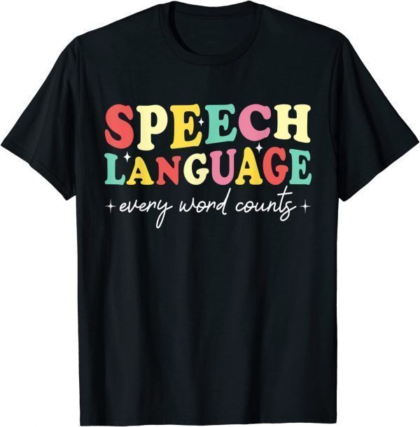 Speech Therapy Speech Language Therapy Pathologist Retro SLP 2022 Shirt